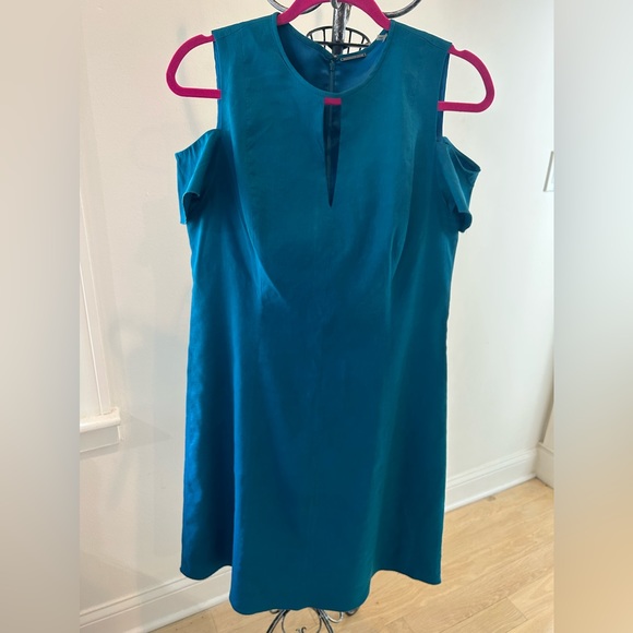 Elie Tahari -14 - Blue - Linen Dress - Picture 5 of 9